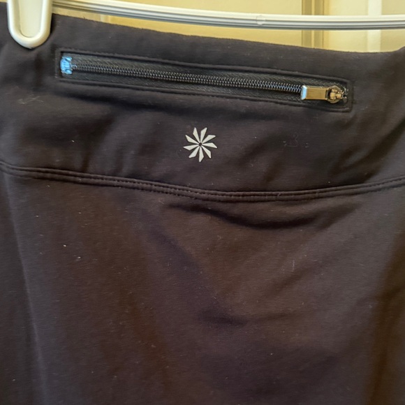 Athleta Black Mini Skirt with Zipper Accents - Picture 6 of 6